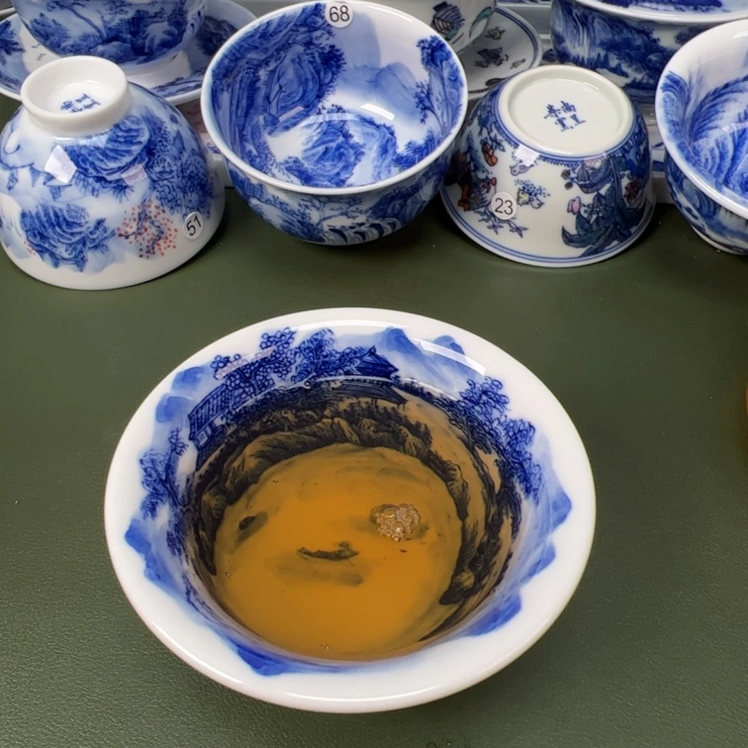 景德镇纯手工纯手绘茶具木木66