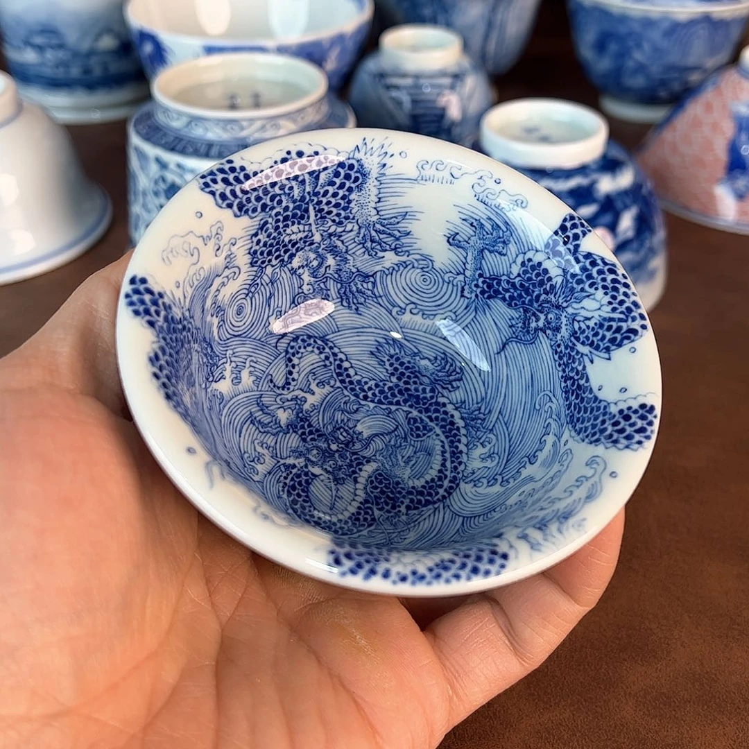 杯詹*羊景德镇全手工手绘陶瓷