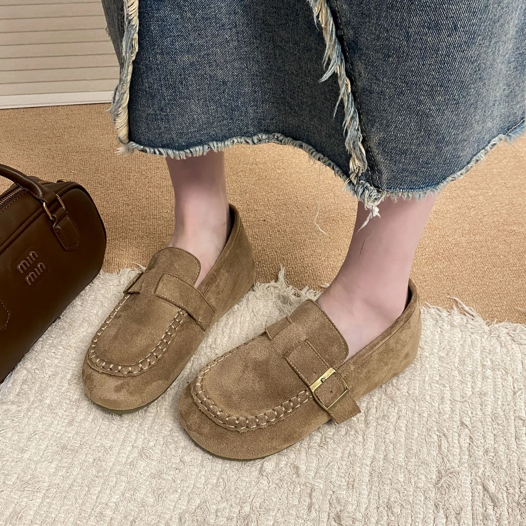 FZ勃肯鞋女2025秋冬新款女鞋全包软底懒人一脚蹬勃肯单鞋女鞋