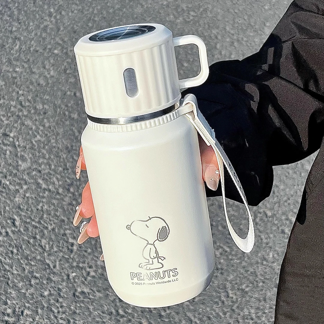 高颜值保温杯女2025新款316不锈钢水杯可爱学生便携大容量泡茶杯