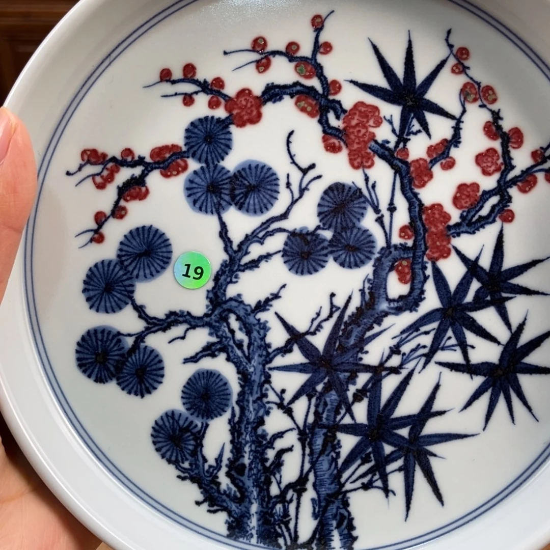 手绘现代茶具非古董