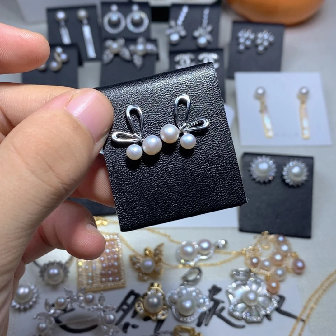 耳饰未镶嵌淡水珍珠