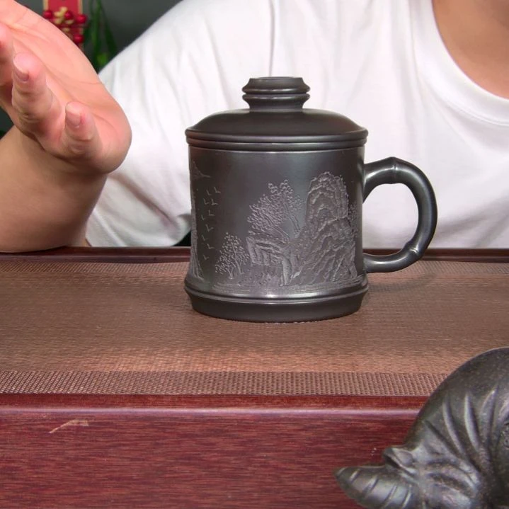 茶杯紫砂高货放漏