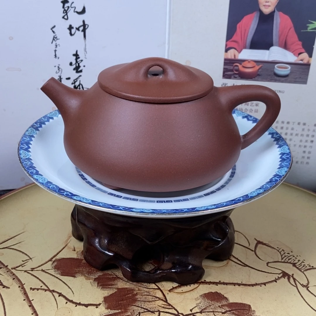 紫砂茶壶底槽清260 容量宜兴紫砂壶