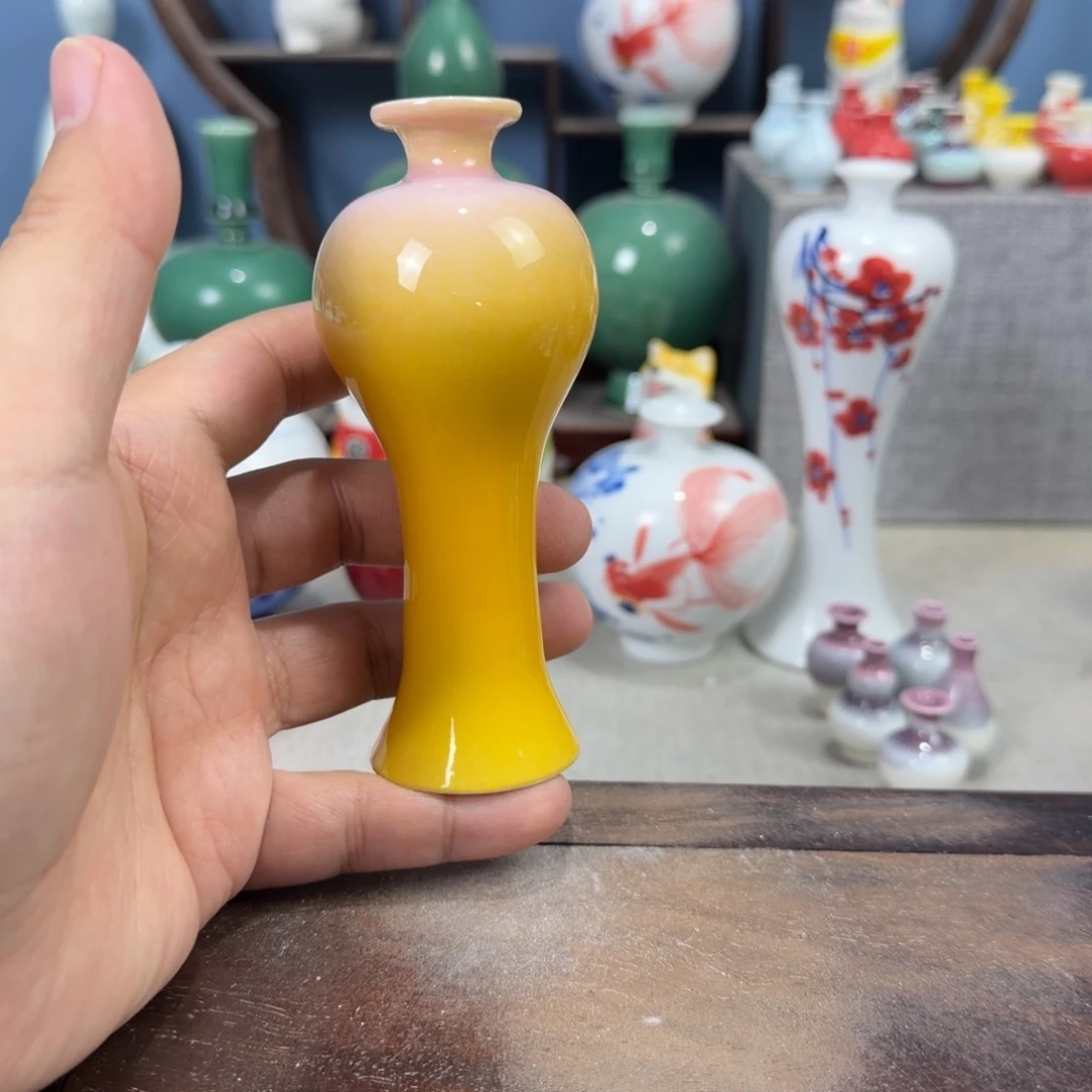 陶瓷手工小花器摆件