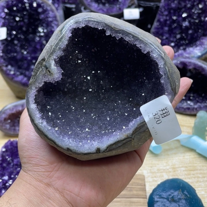 未镶嵌大型摆件（非配饰）紫晶