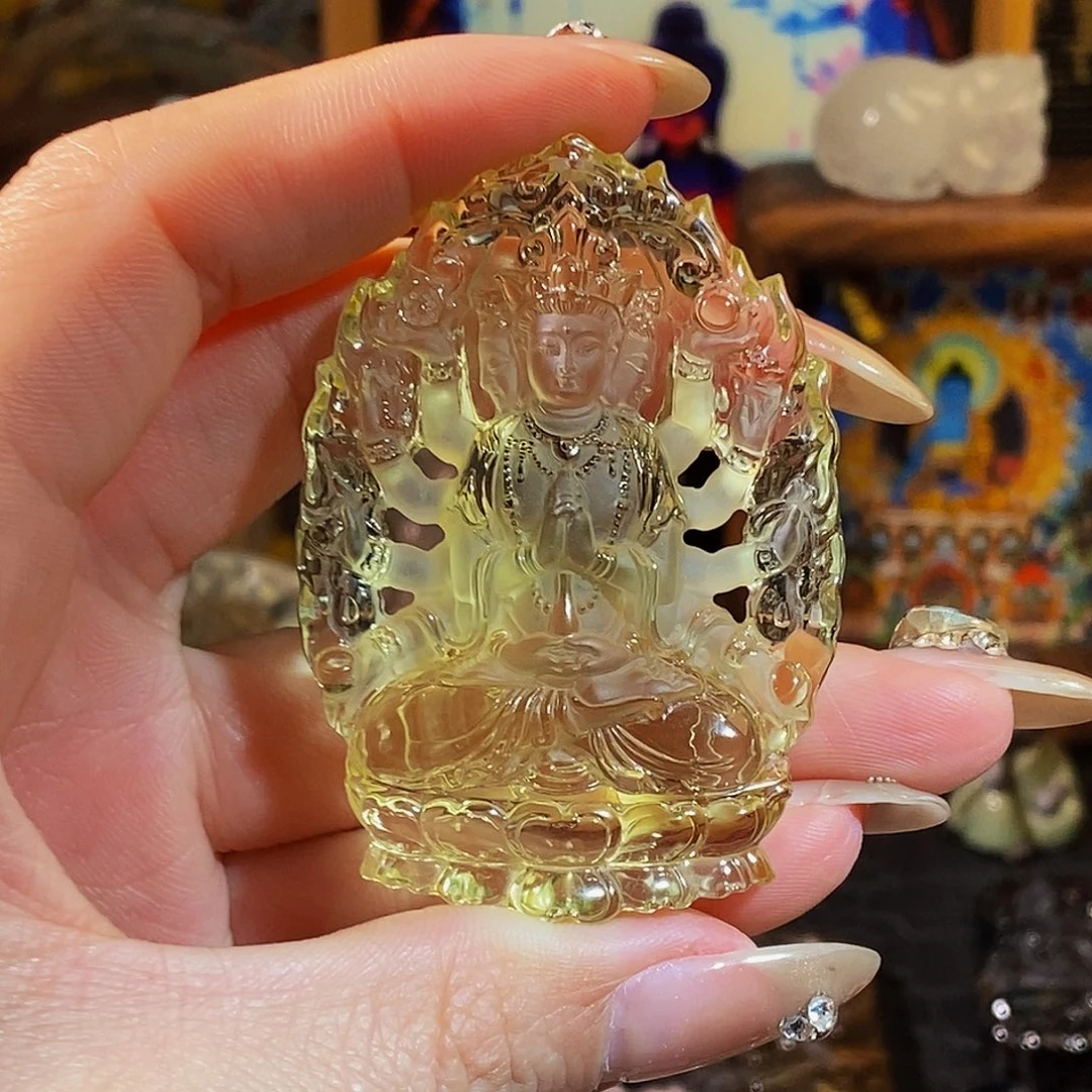 金***堂颈饰未镶嵌水晶吊坠