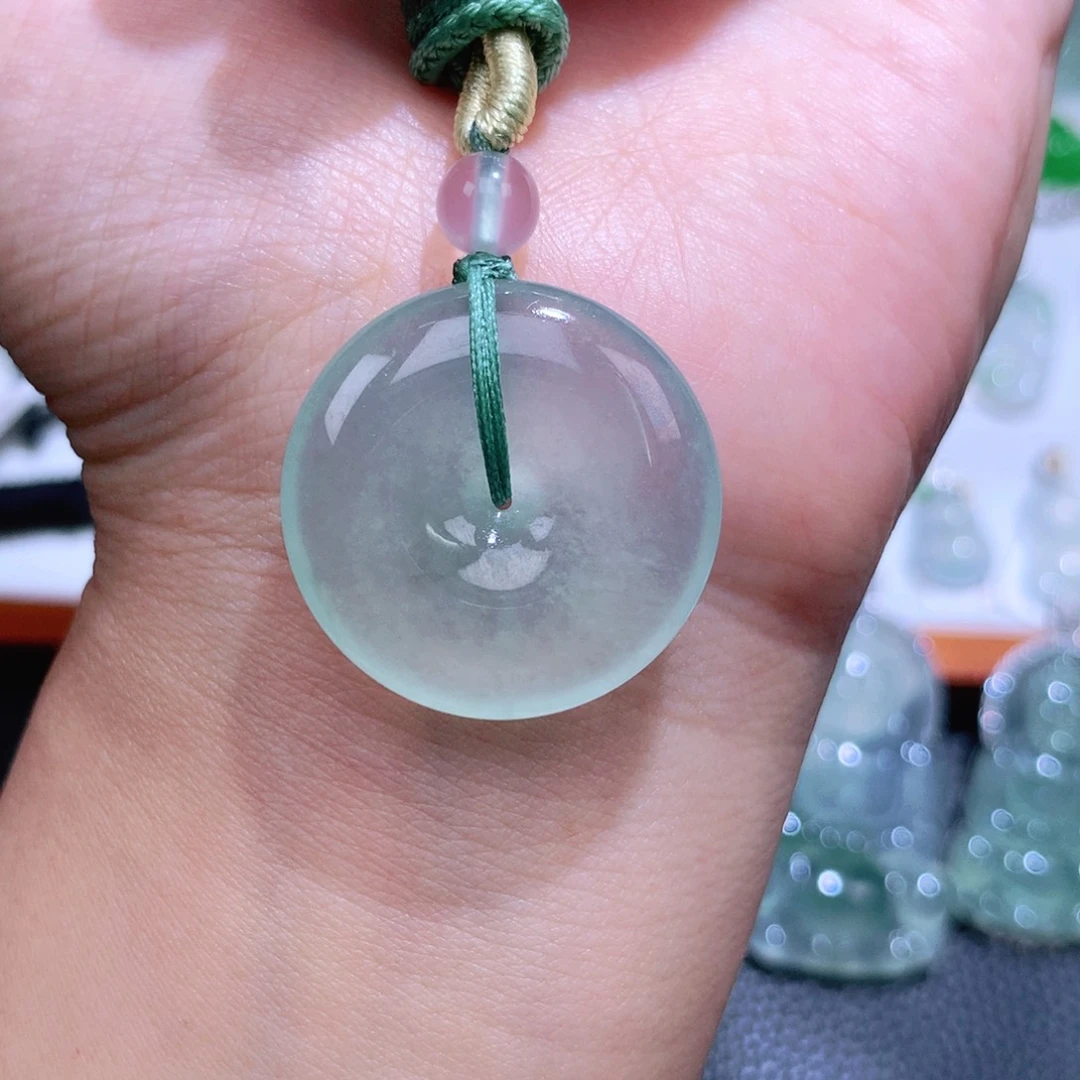 颈饰未镶嵌翡翠扣子