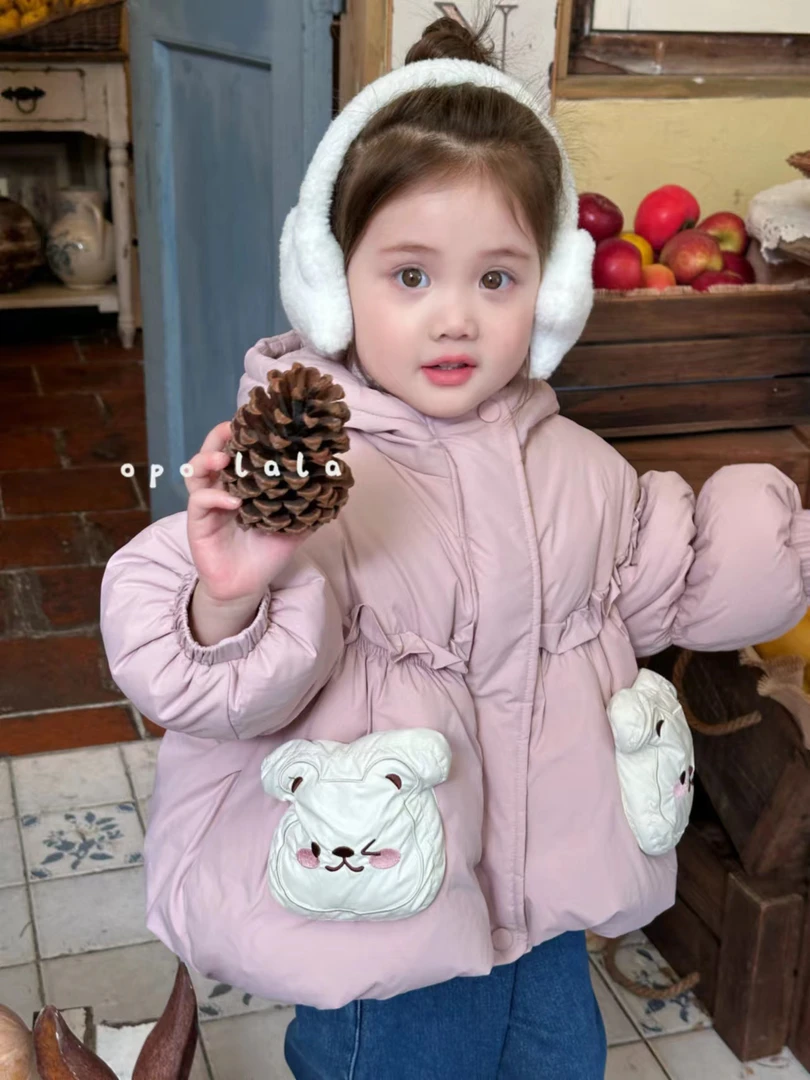 【opo lala】2024冬季新款女童鸭鸭外套