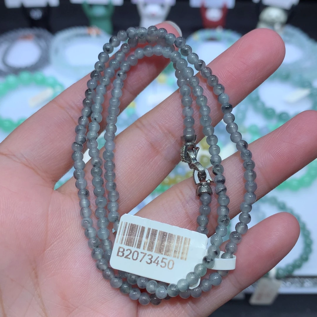 翡翠未镶嵌手串天然