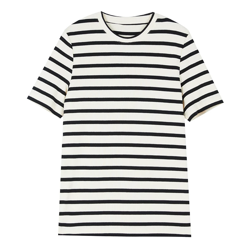 条纹纯棉短袖T恤TA1T209344