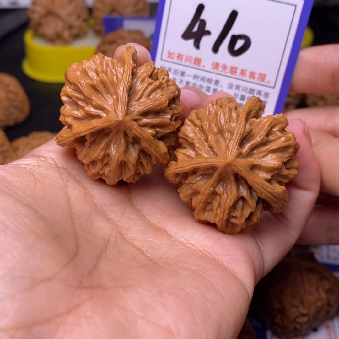 文玩核桃把件41三棱帝王410