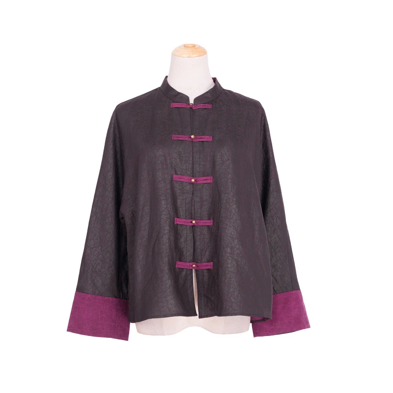 [祺安]FY1161209香云纱龟纹双面穿上衣