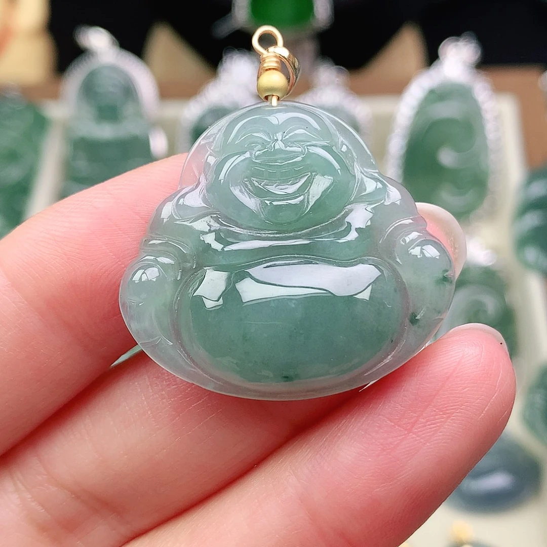 翡翠未镶嵌颈饰吊坠