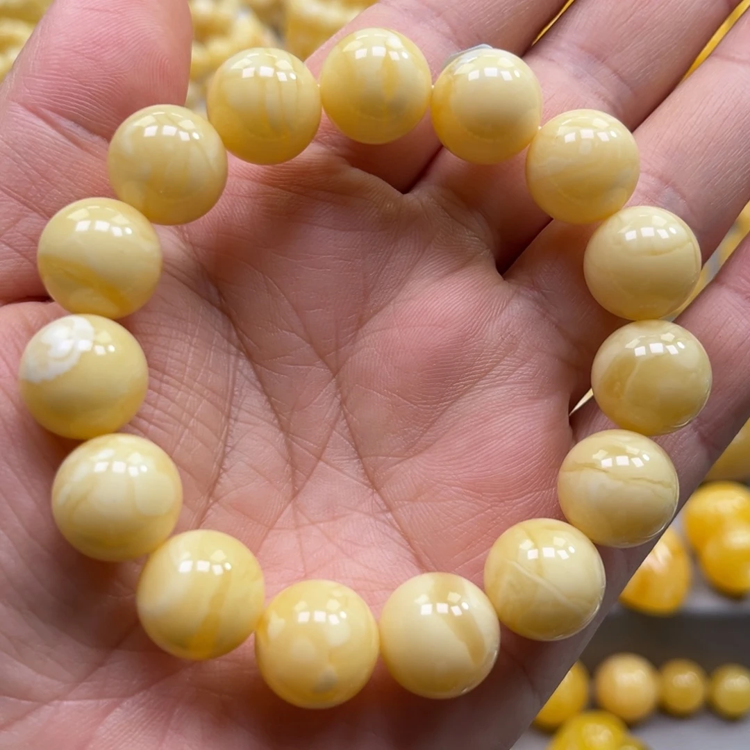 琥珀未镶嵌手链手串