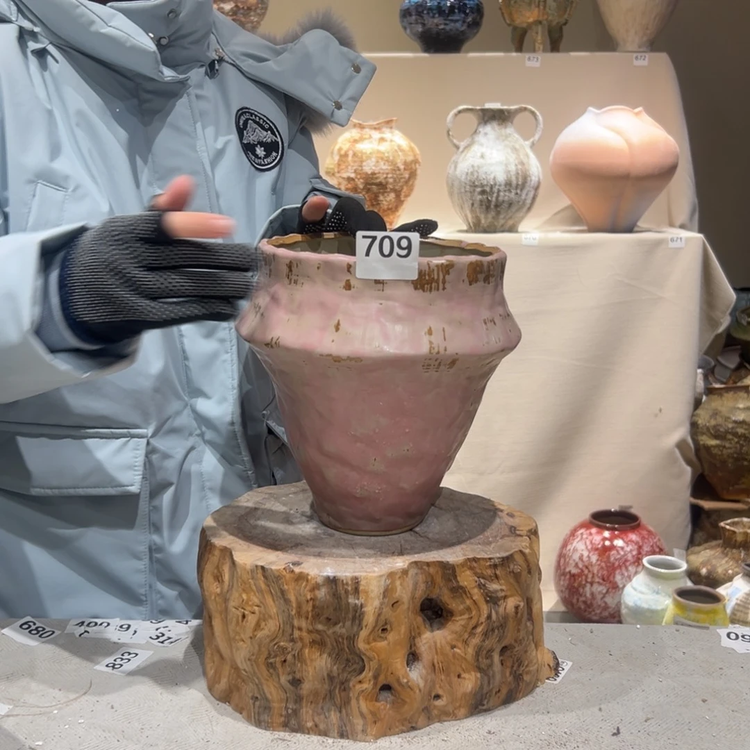 景德镇高温陶瓷花瓶摆件709花瓶摆件