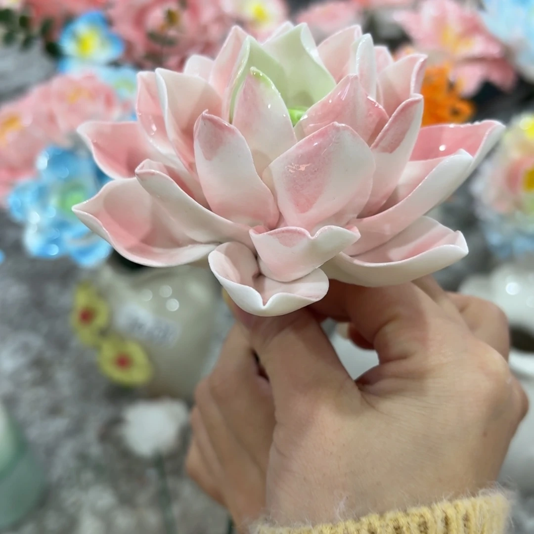 陶瓷花拍满20元发货，爱退款拉黑