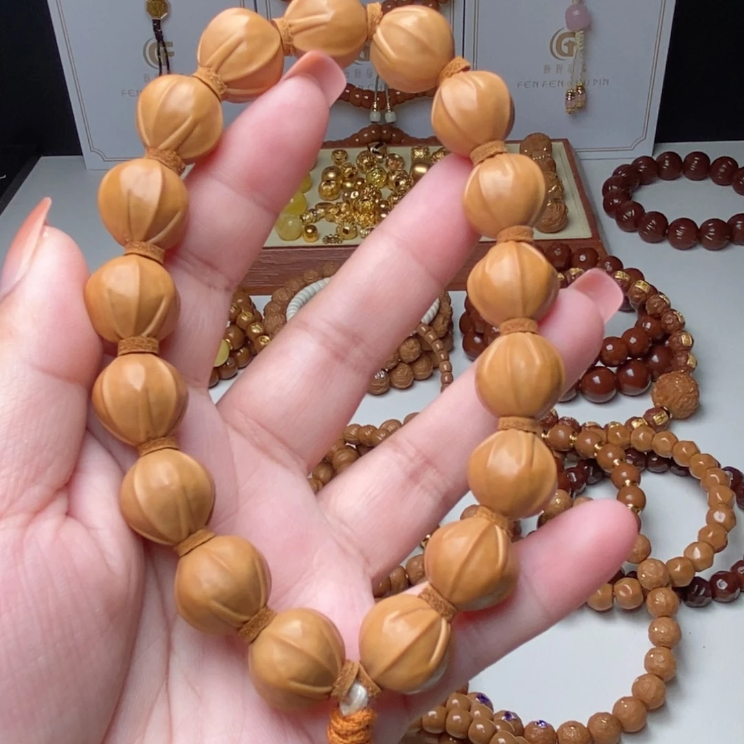 猴头核桃手串精工