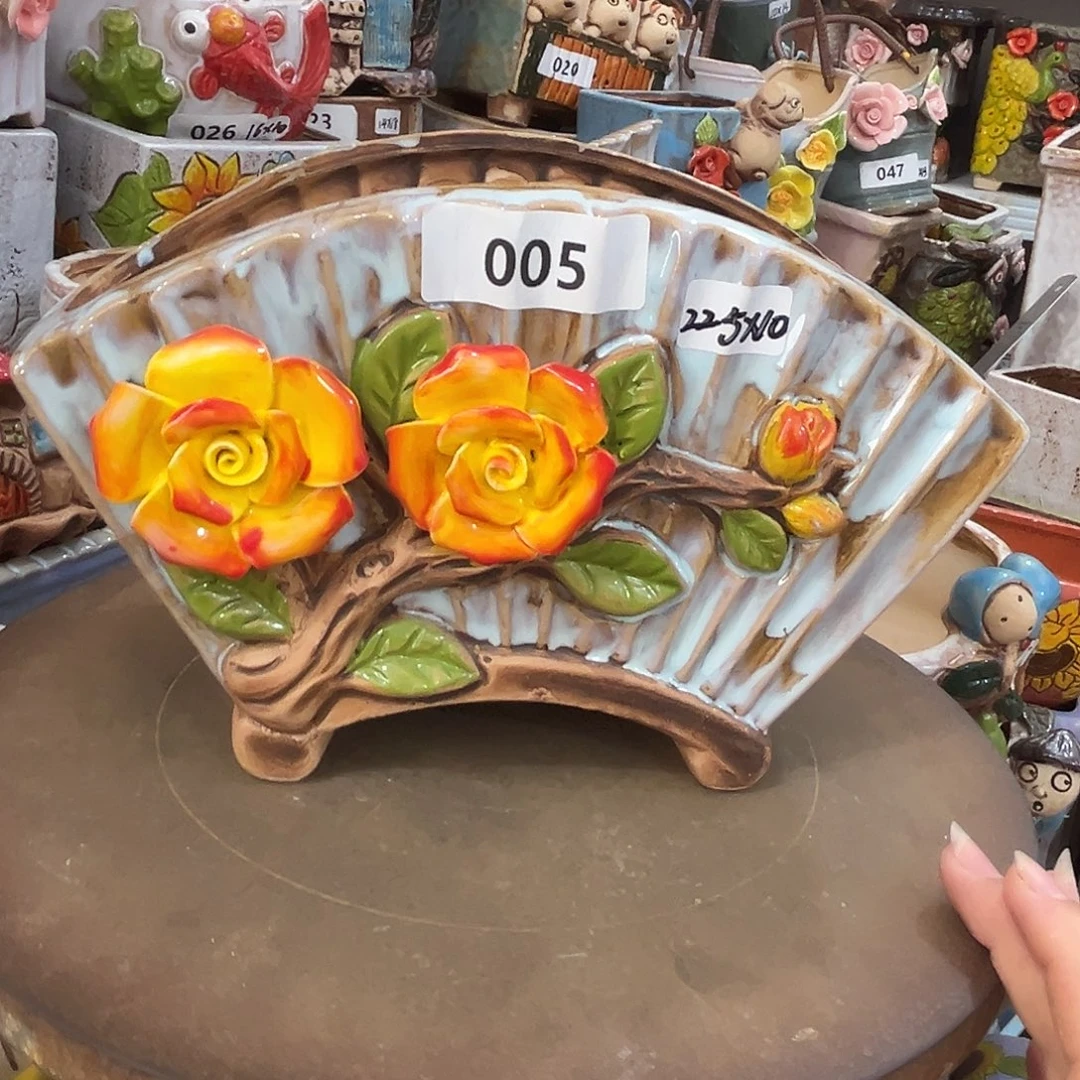 粗陶多肉花盆花盆