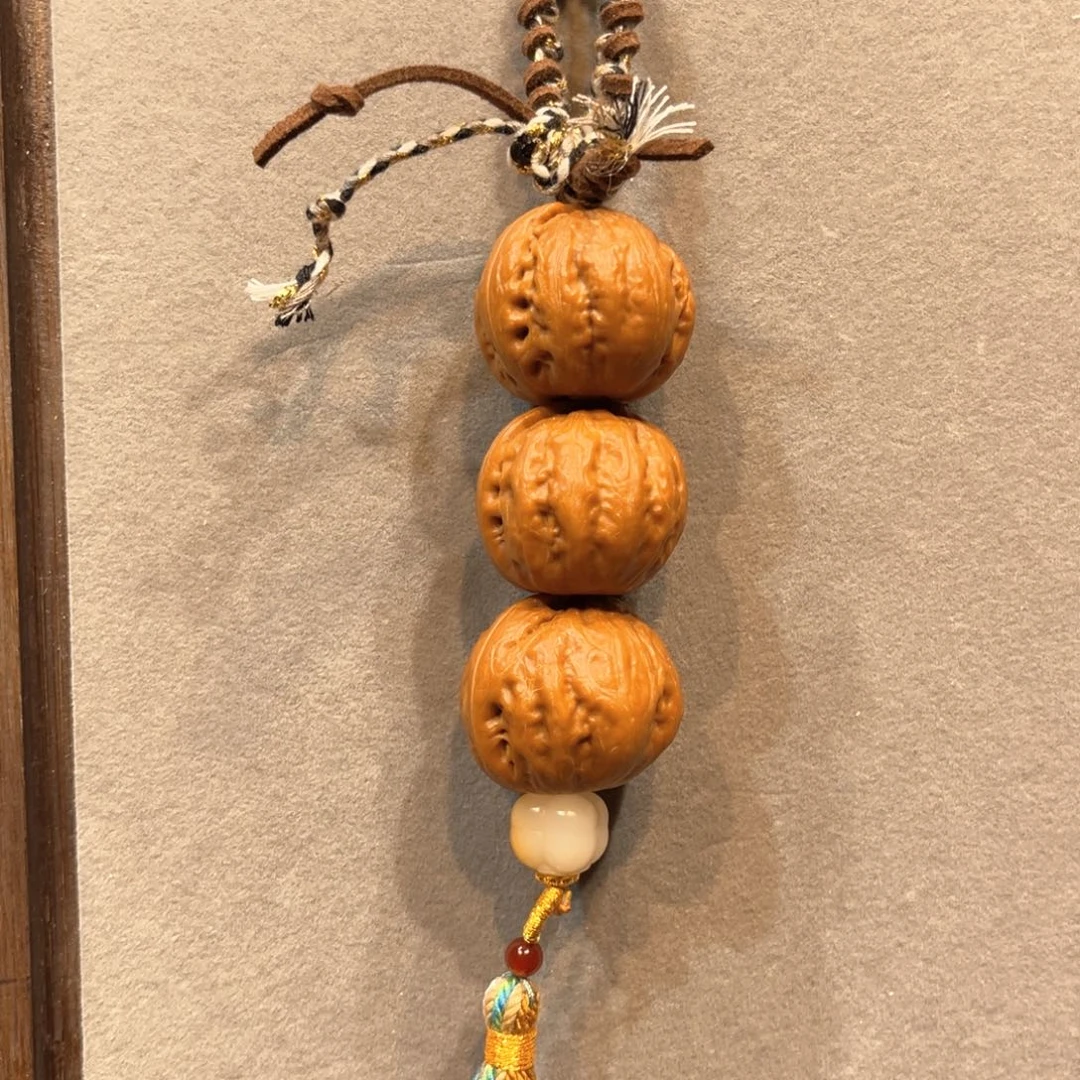 把件文玩核桃糖葫芦麒麟球