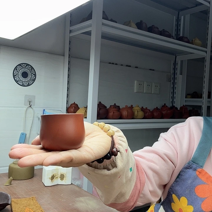 朱泥茶案主人杯主人杯