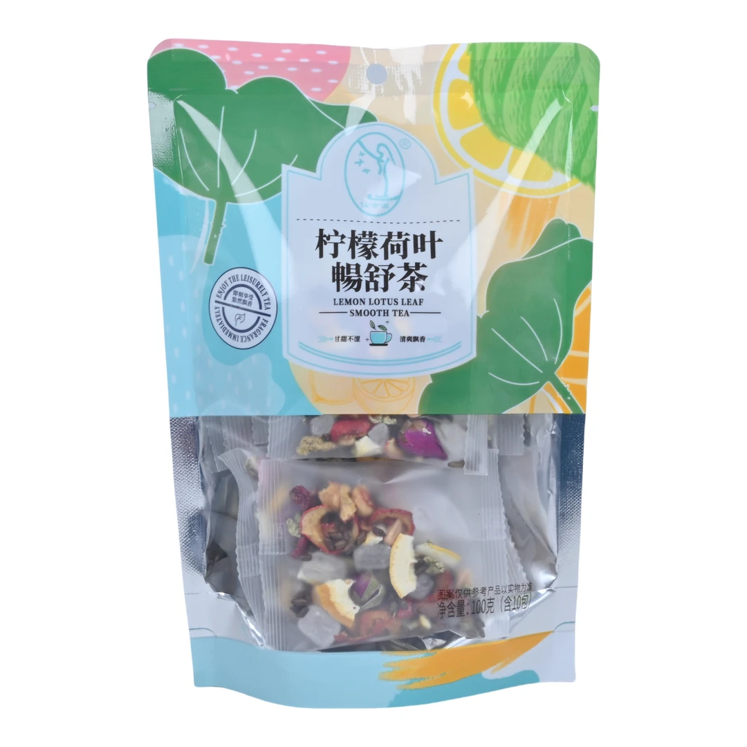仙女潭 柠檬荷叶暢舒茶(10包) 甘甜不涩 清爽飘香