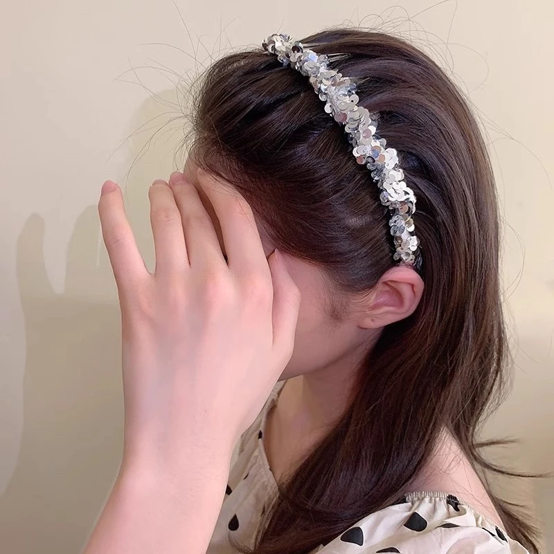 女发箍简约复古半扎半披发饰轻奢日韩轻职风发饰气质