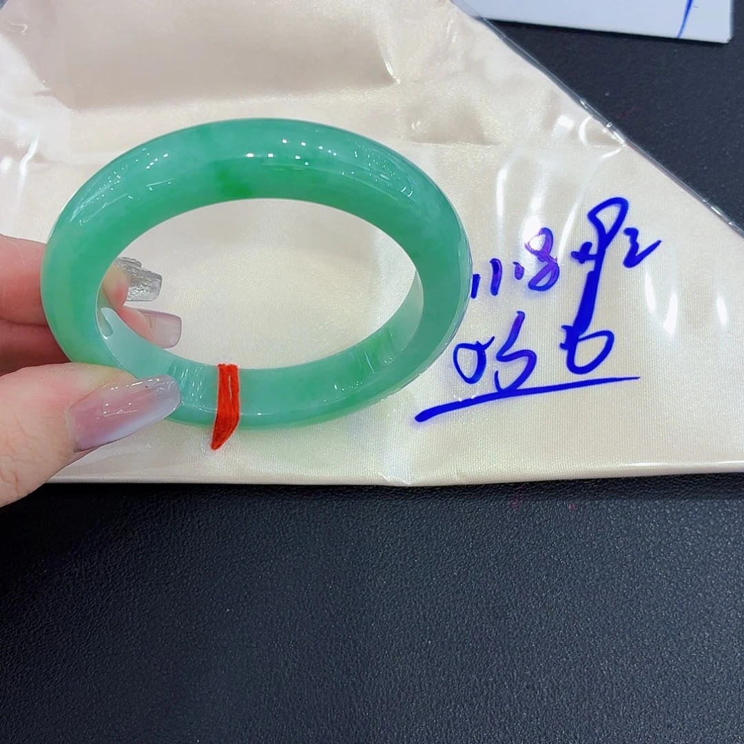 翡翠未镶嵌手镯天然缅甸翡翠手镯53/54