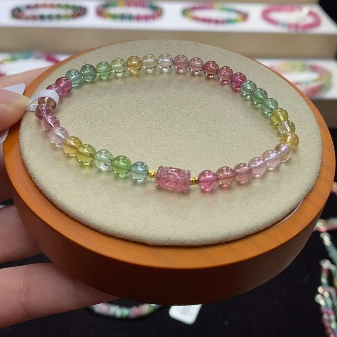 【闪购商品】碧玺手串未镶嵌两天看货期