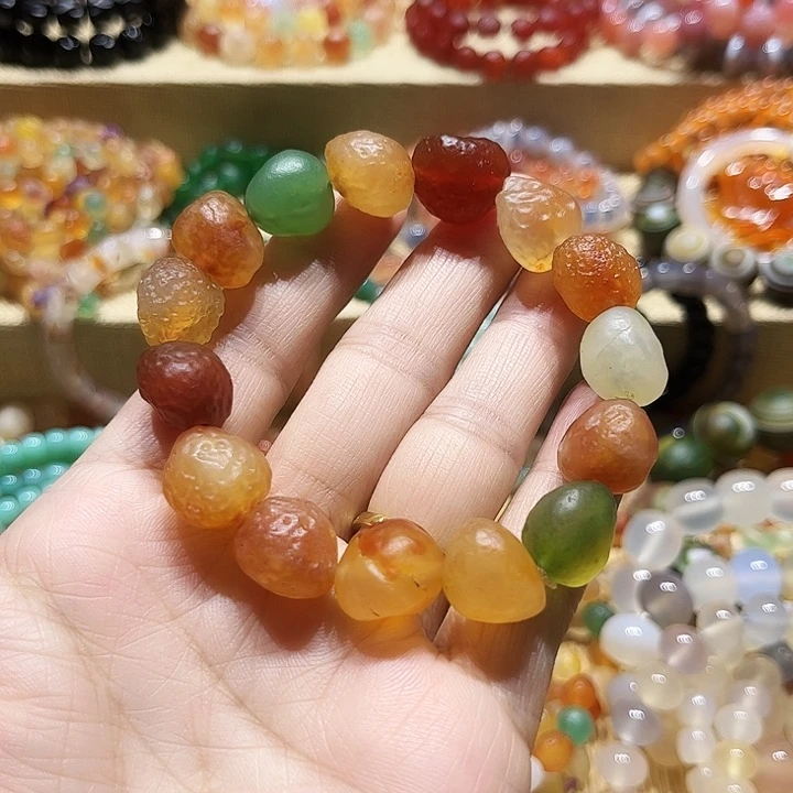 玛瑙/玉髓未镶嵌手链