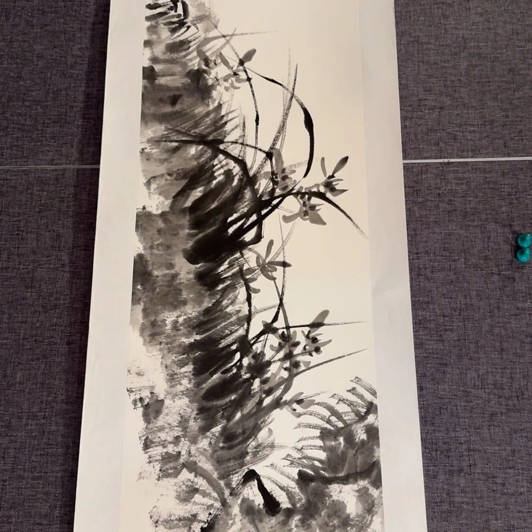 国画溥老师作品画作