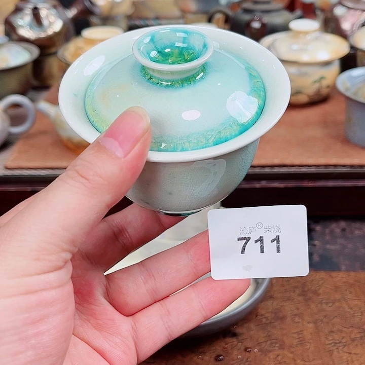 沁庐柴窑古法柴烧全手工茶具