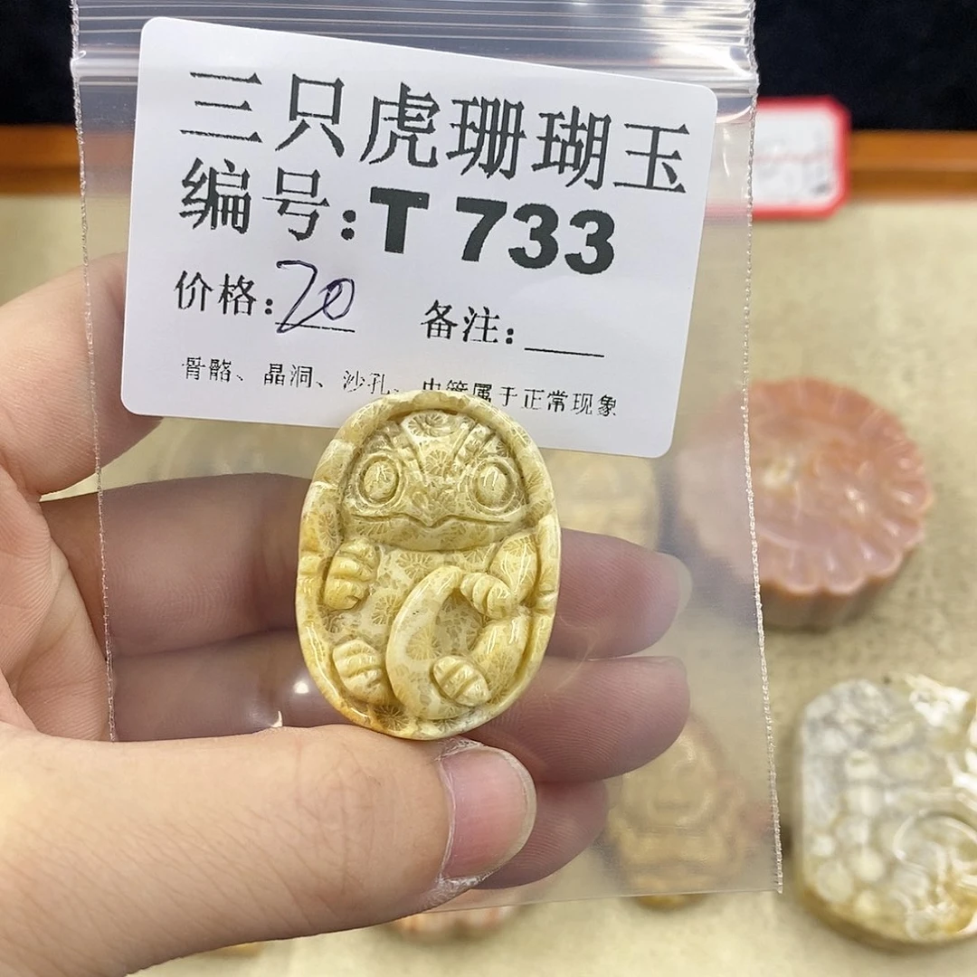 硅化珊瑚（珊瑚玉）1未镶嵌遗***好