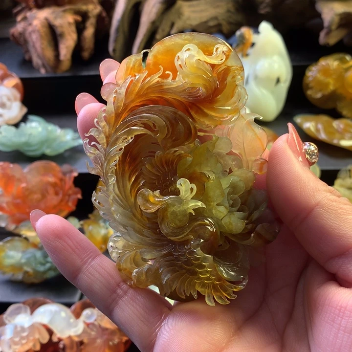 烟***梦蛇纹石玉未镶嵌颈饰