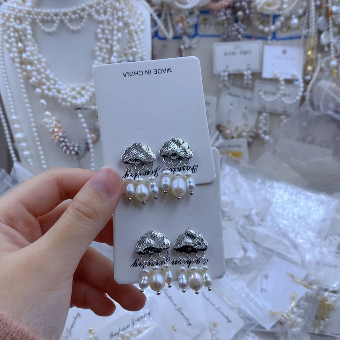 颈饰合金淡水珍珠