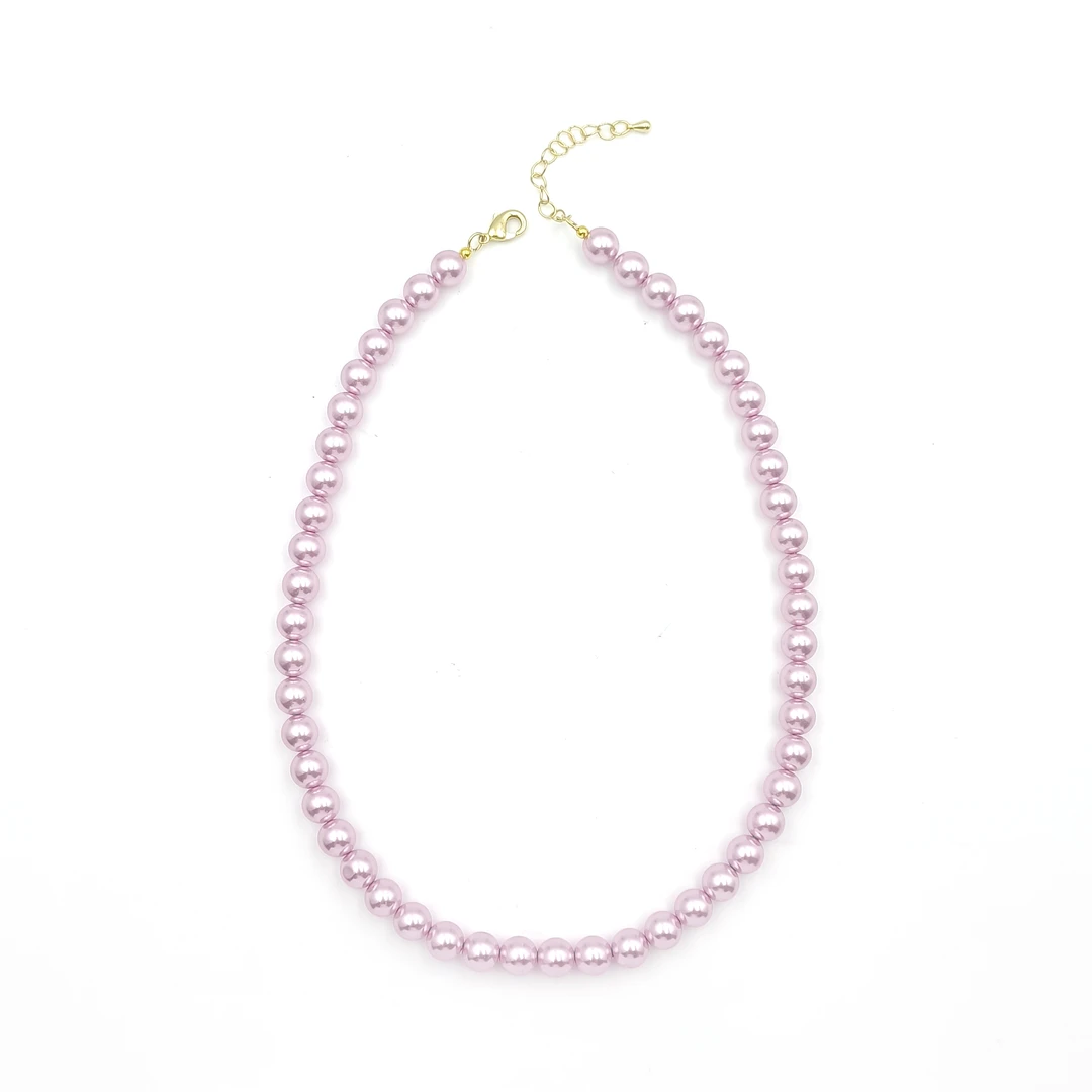 铜合金合成锆石项链 WRSS-001093【雪梦之韵】项链气质小众百搭时尚