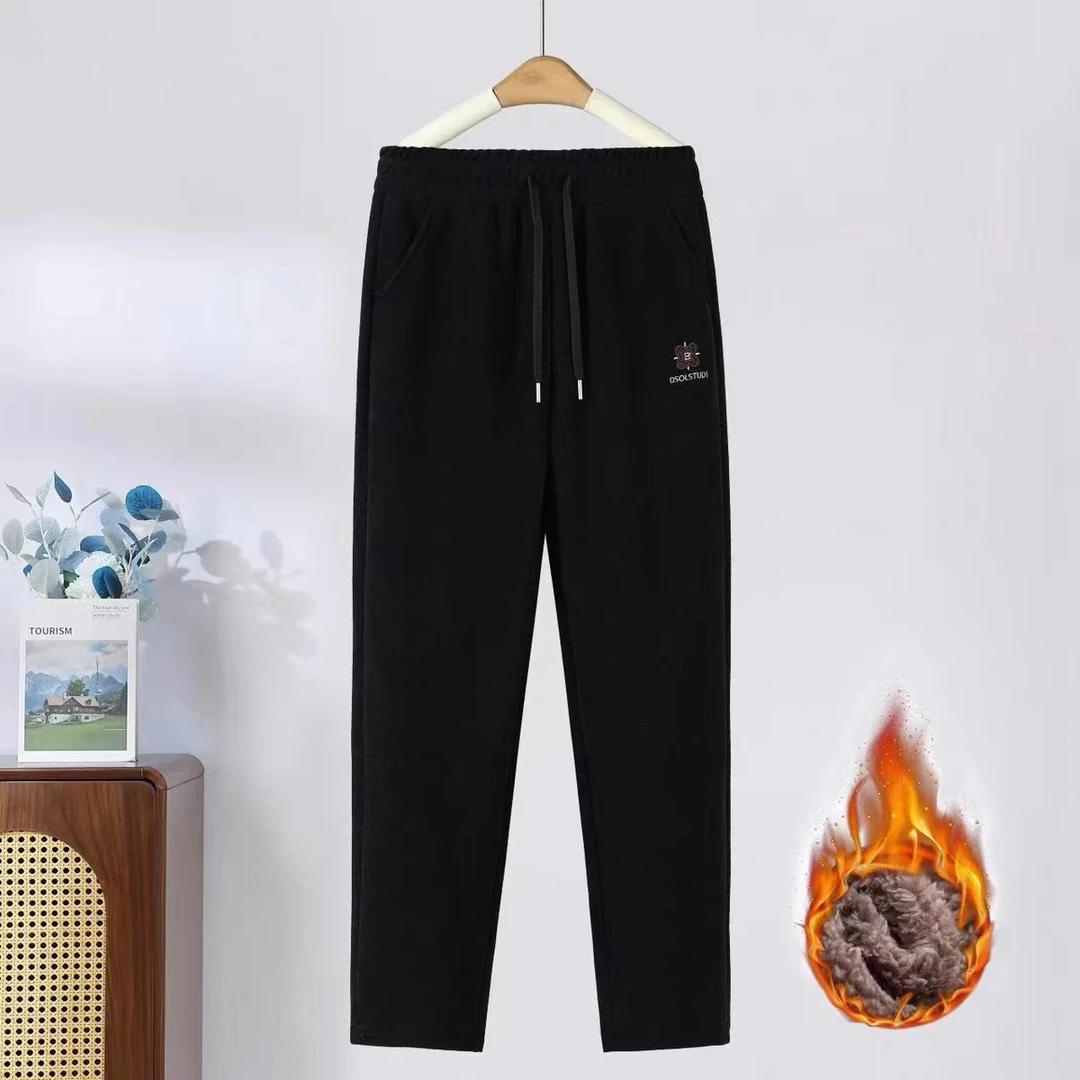 无品牌春秋新款男士百搭毛呢休闲裤8802