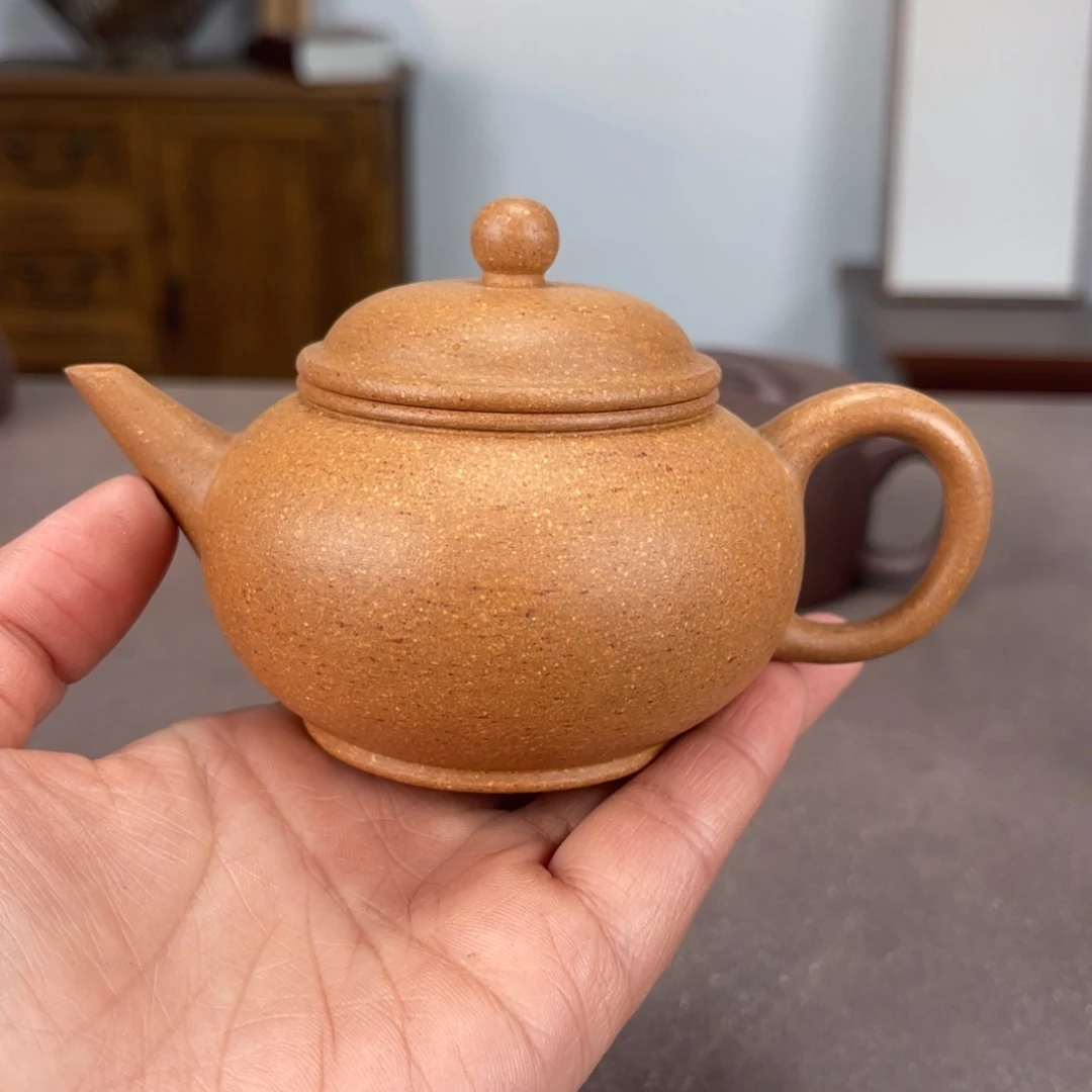 紫砂茶壶水平黄金段150