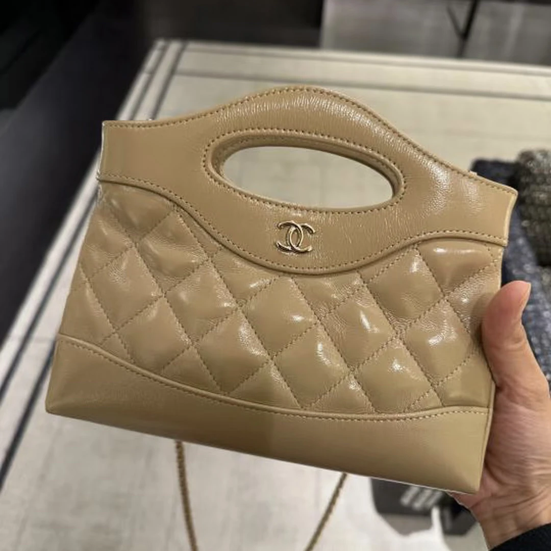 全新未使用 Chanel/香奈儿 22222/奶茶31bag/单肩包/