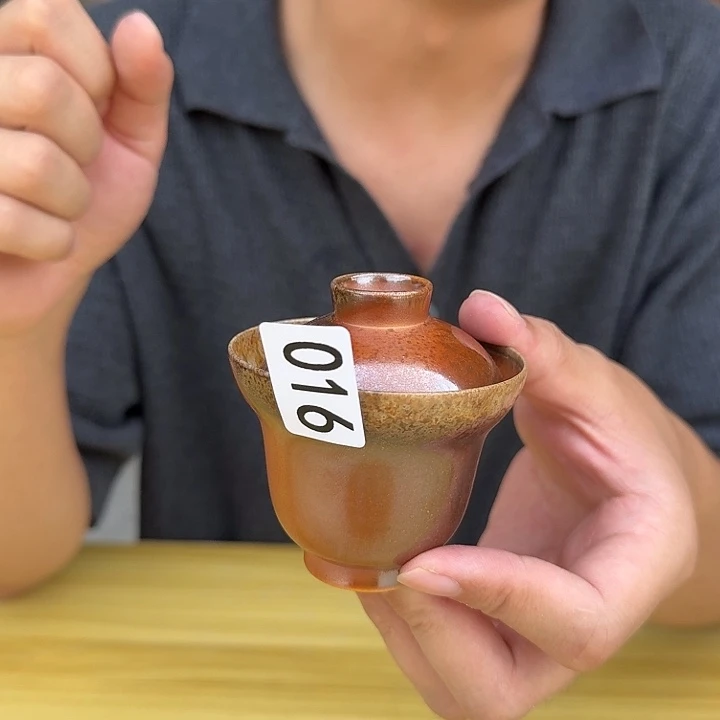 厚山柴烧盖碗110ml
