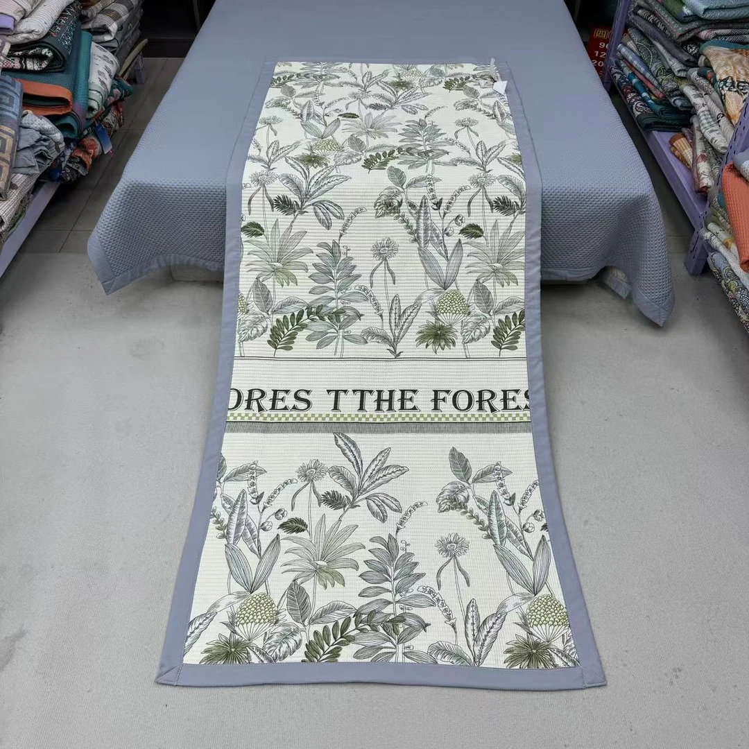 热带雨林90*220cm凉席夏季天丝凉感床盖沙发垫学生宿舍床垫可水洗