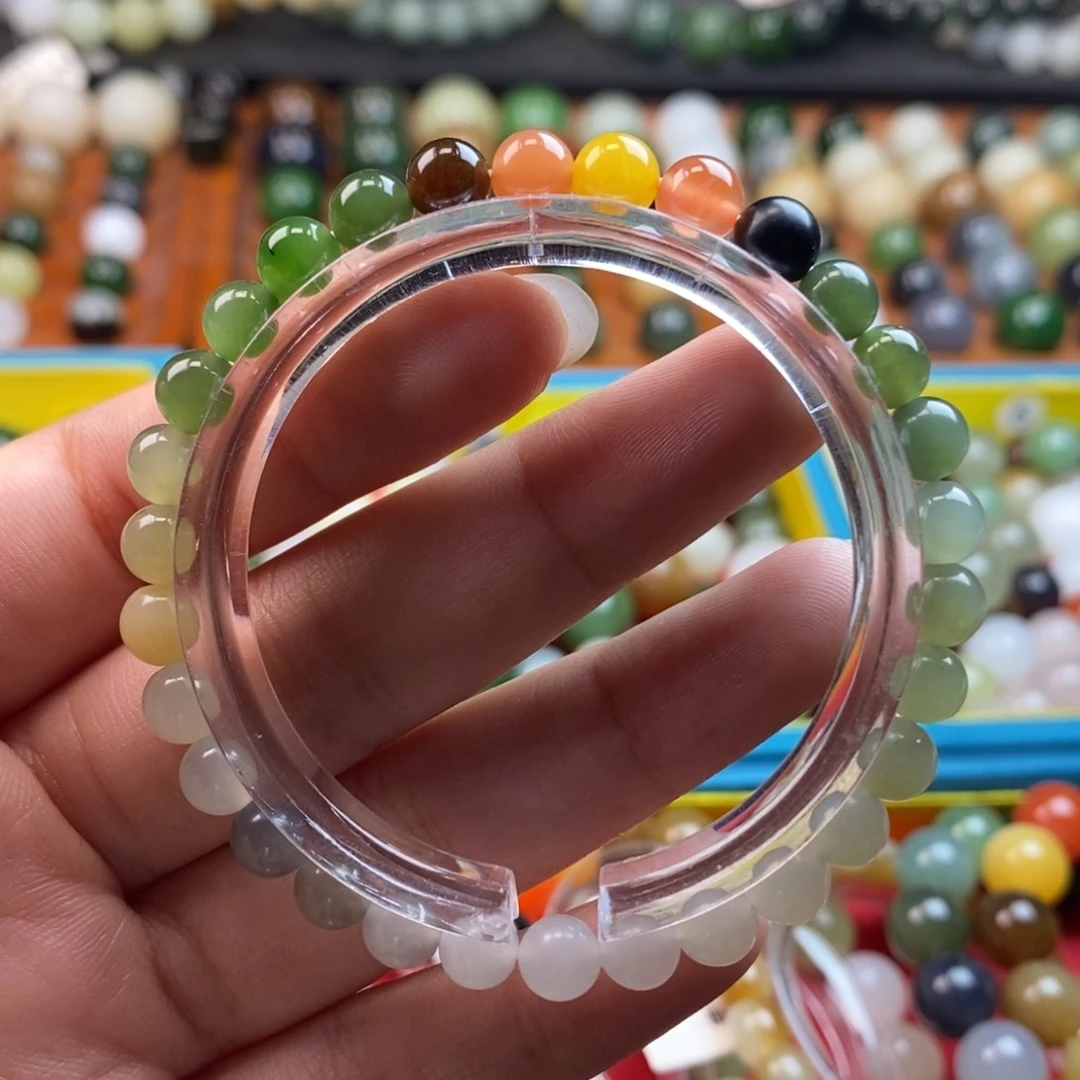 和田玉未镶嵌珠宝奇石福利多宝手串z6