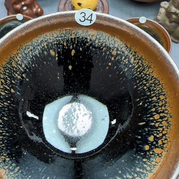 沙***洲茶盏印春堂春堂柴烧建盏