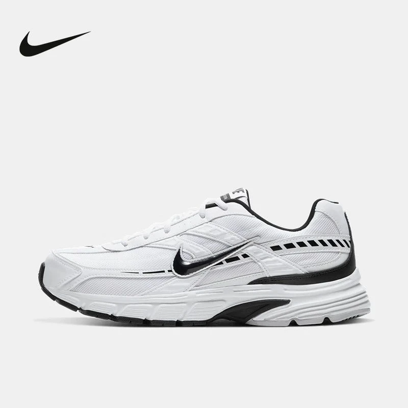 Nike Initiator 运动舒适复古透气减震支撑 低帮  黑白394055-100