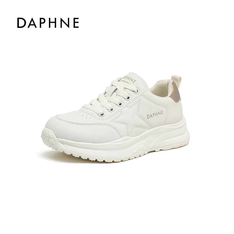 Daphne/达芙妮厚底健步鞋女2025年新款休闲运动板鞋百搭轻便舒适
