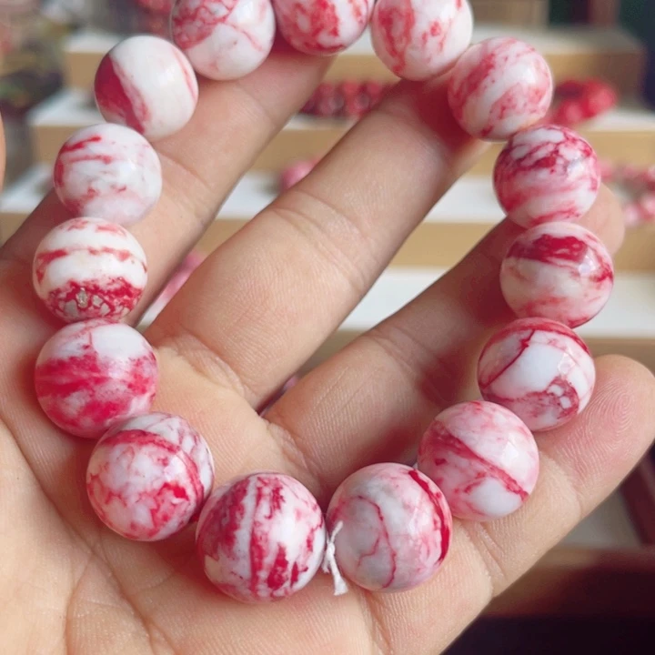 天然辰砂原石首饰