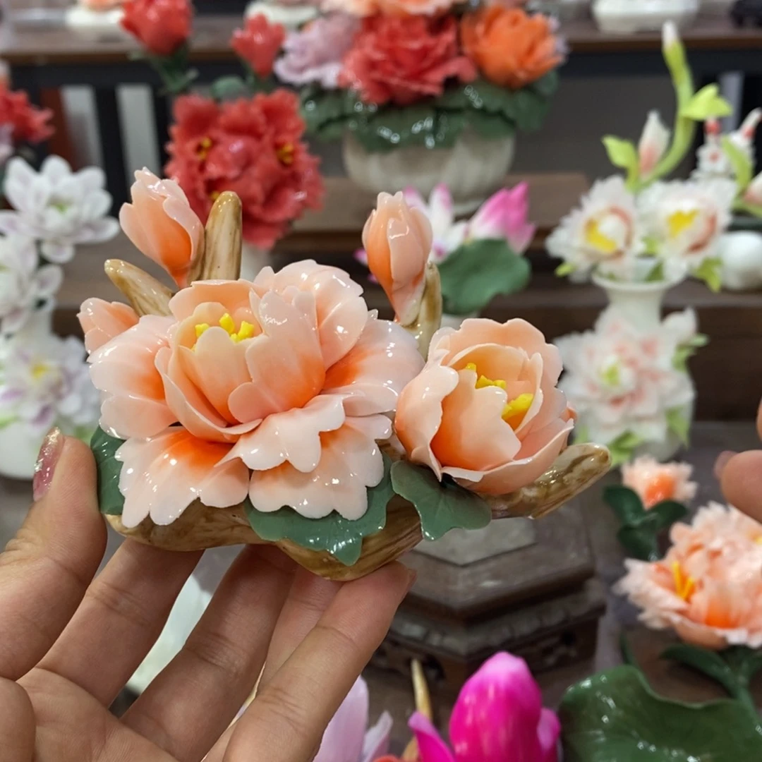 瓷片陶瓷工艺品摆件