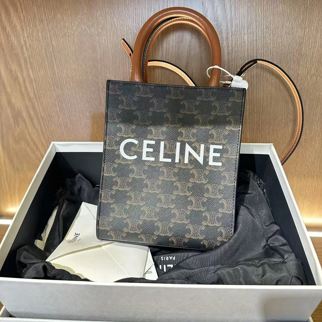 99新 Celine/思琳 飞小雨Fisoy/ 老花凯旋门琴谱斜挎包