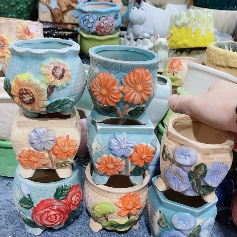 【闪购商品】陶瓷陶瓷花盆，多肉花盆