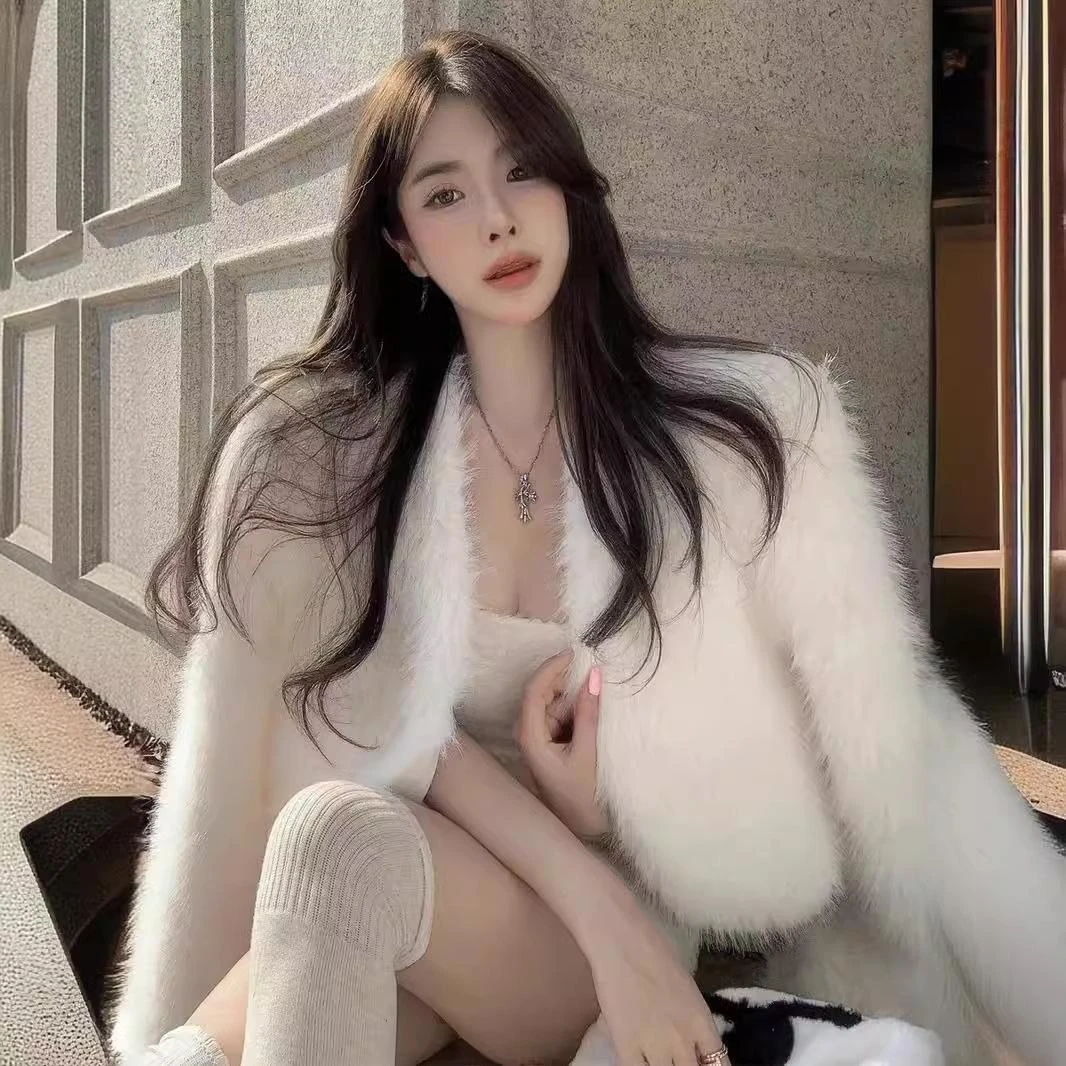 人造皮草 3下单备注编号人造皮草2025秋冬款人造毛环保毛女装外套